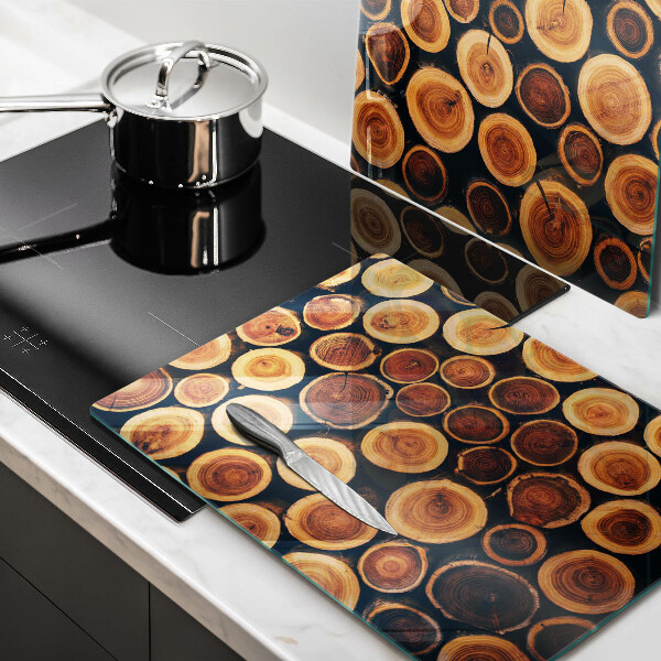 Tábua de cortar Tocos de árvores de madeira