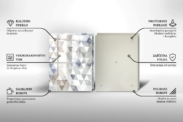 Tábua de corte Padrão triangular