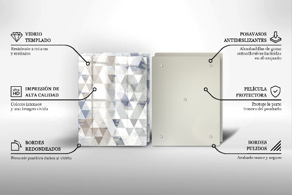 Tábua de corte Padrão triangular