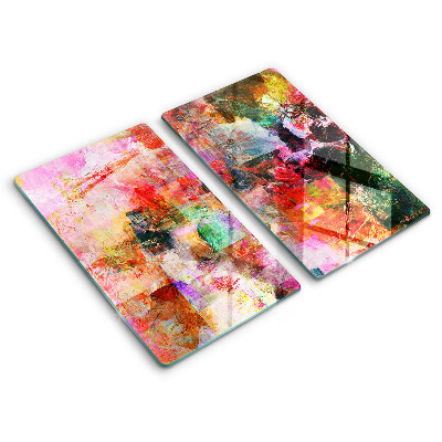 Tábua para corte Abstração de tinta