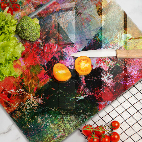 Tábua para corte Abstração de tinta