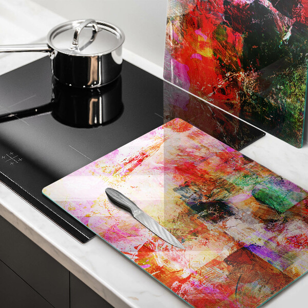 Tábua para corte Abstração de tinta