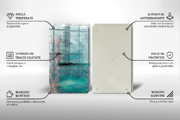 Tábua para corte Fundo de pintura abstrata