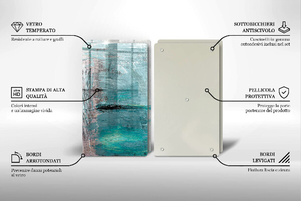 Tábua para corte Fundo de pintura abstrata