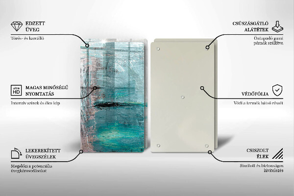 Tábua para corte Fundo de pintura abstrata