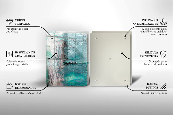 Tábua para corte Fundo de pintura abstrata