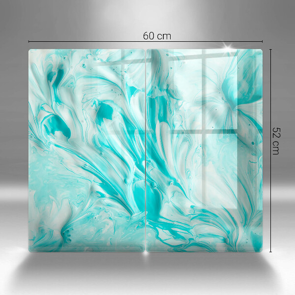 Tábua de cortar de vidro Tintas abstratas