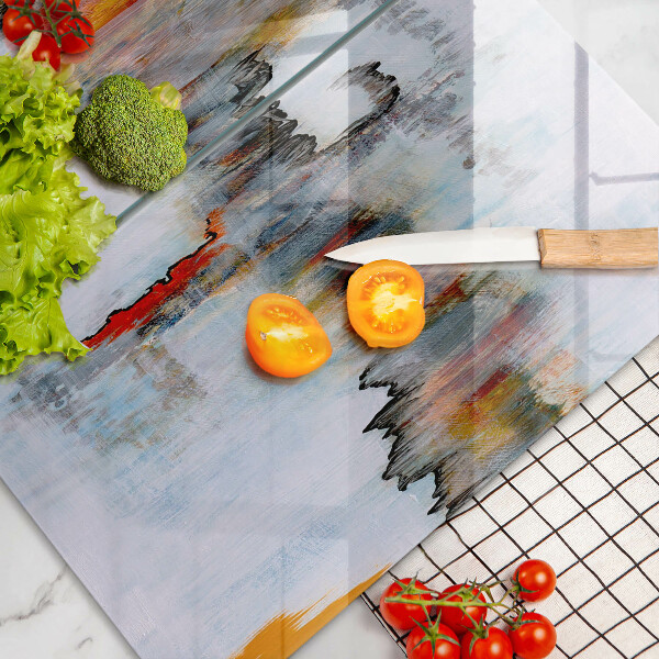 Tábua de cortar Tintas abstratas