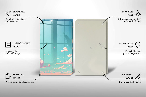 Tábua para corte Céu de conto de fadas
