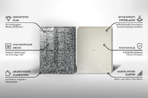 Tábua de cortar alimentos Textura de pedra