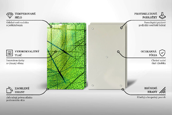 Tábua para cozinha Natureza das nervuras das folhas