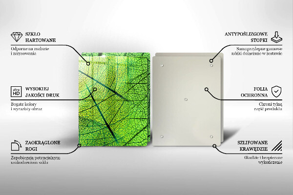 Tábua para cozinha Natureza das nervuras das folhas