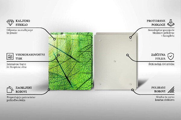 Tábua para cozinha Natureza das nervuras das folhas