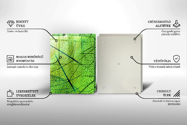 Tábua para cozinha Natureza das nervuras das folhas