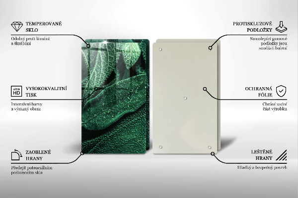 Tábua cozinha As folhas da planta