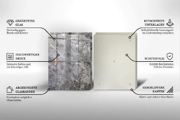 Tábua cozinha Textura de pedra