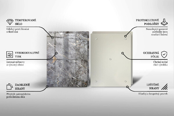 Tábua cozinha Textura de pedra