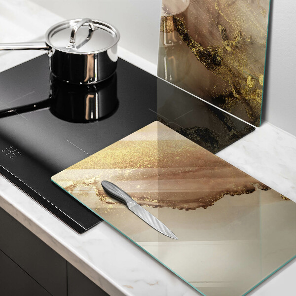 Tábua para cozinha Ouro abstrato