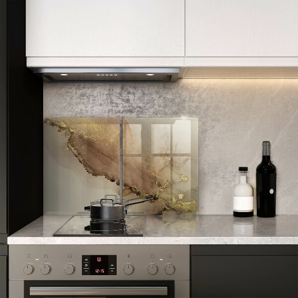 Tábua para cozinha Ouro abstrato