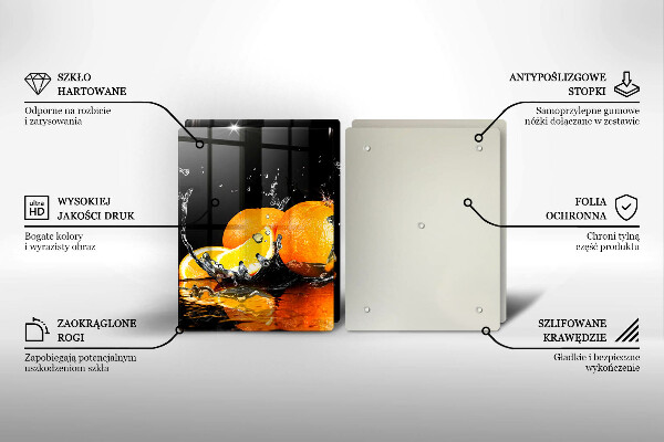 Tábua de cortar Fruta laranja suculenta