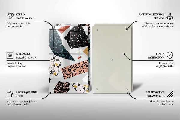 Tábua para corte Pedra de porcelana