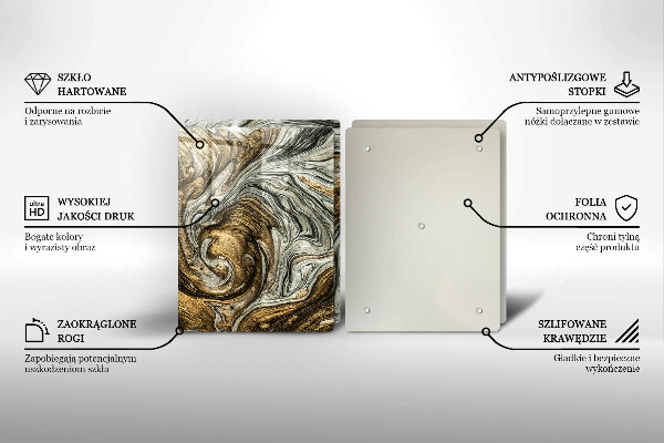 Tábua de cortar Abstração rica