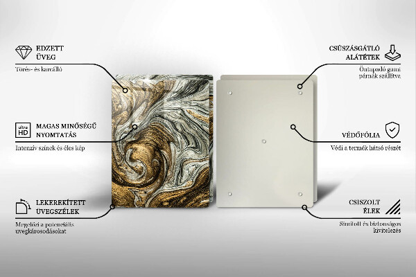 Tábua de cortar Abstração rica