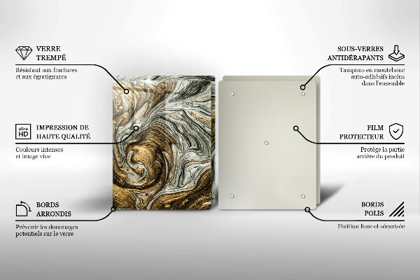 Tábua de cortar Abstração rica