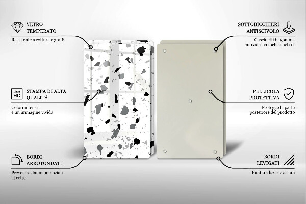 Tábua para cozinha Grés decorativo