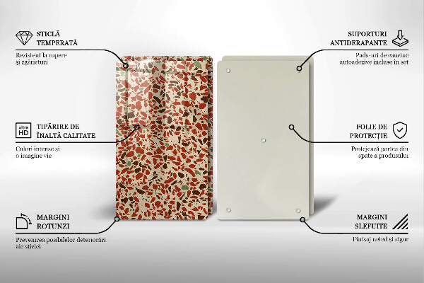 Tábua de cortar alimentos Pequenos grés