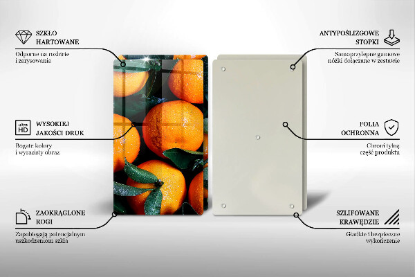 Tábua cozinha Laranjas de frutas