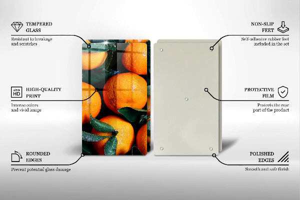 Tábua cozinha Laranjas de frutas