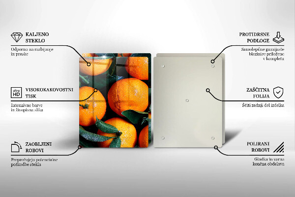 Tábua cozinha Laranjas de frutas