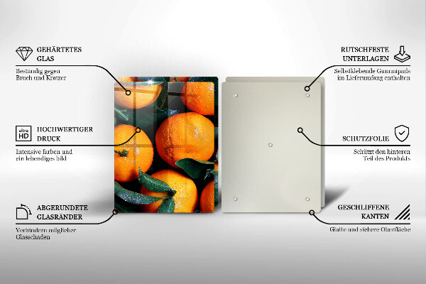 Tábua cozinha Laranjas de frutas