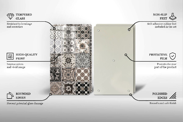 Tábua para cozinha Azulejos decorativos