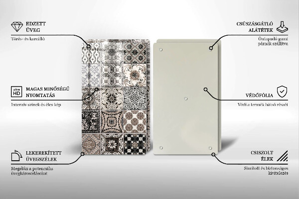 Tábua para cozinha Azulejos decorativos