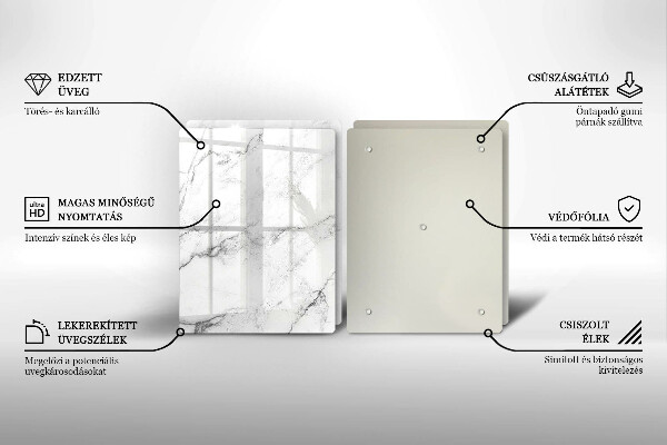 Tábua de cortar Textura de mármore elegante