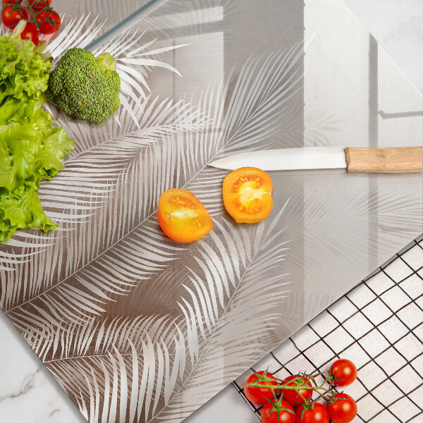 Tábua de corte Vegetação de folhagem Boho