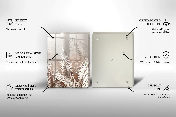 Tábua de corte Vegetação de folhagem Boho