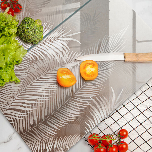 Tábua de corte Vegetação de folhagem Boho