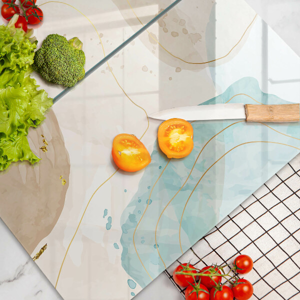 Tábua cozinha Formas boho brilhantes