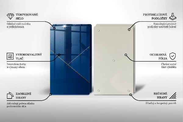 Tábua de vidro Fundo moderno