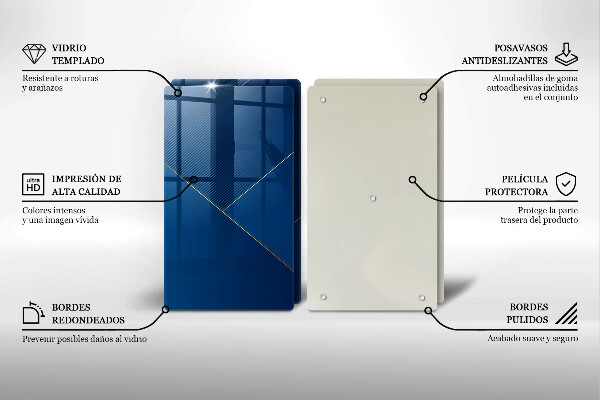 Tábua de vidro Fundo moderno