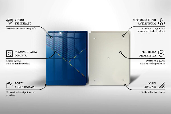 Tábua de vidro Fundo moderno