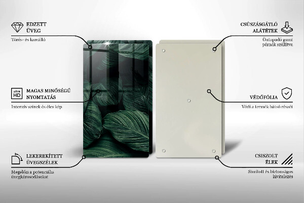 Tábua corte Folhas escuras