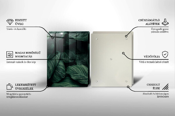 Tábua corte Folhas escuras