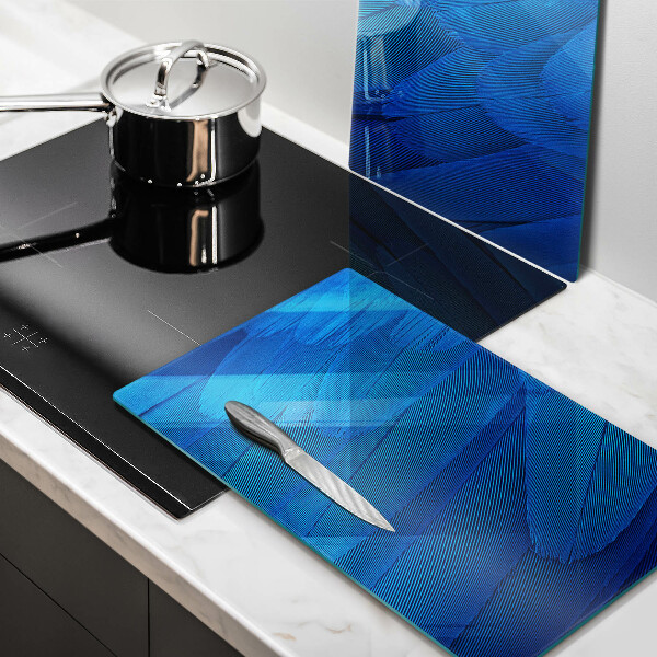 Tábua de cortar alimentos penas de pássaros