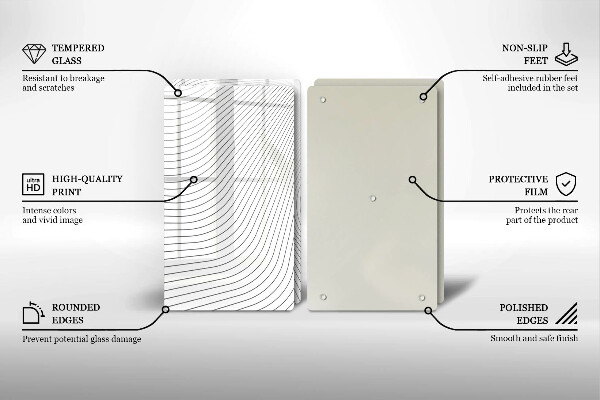 Tábua corte Padrão de linha moderno