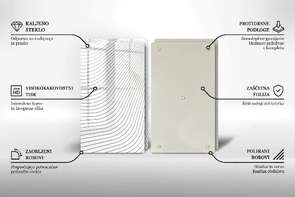 Tábua corte Padrão de linha moderno