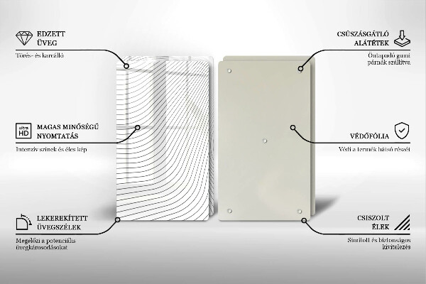 Tábua corte Padrão de linha moderno